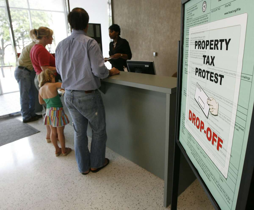 protest property taxes harris county